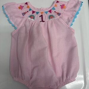 Mud Pie Baby 1st Birthday Outfit